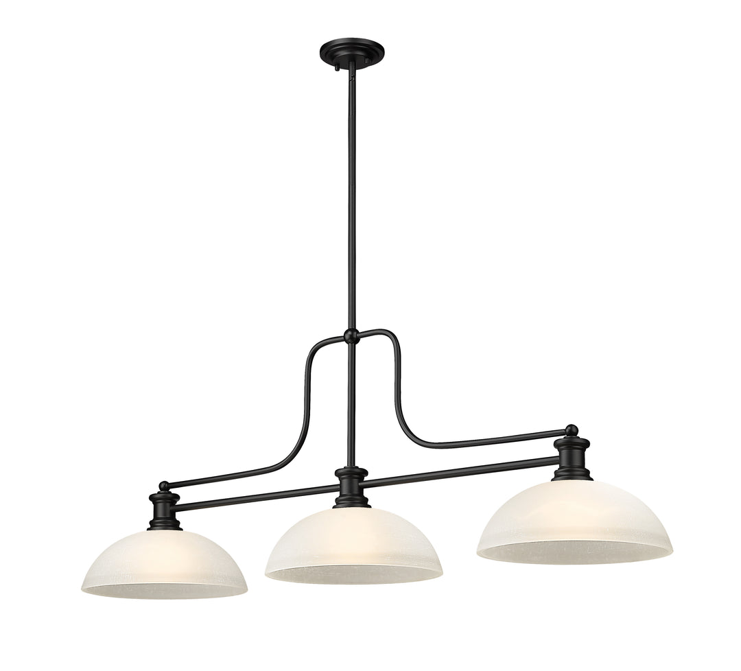 Melange - 3 Light Billiard Light (725-3MB-DWL14)