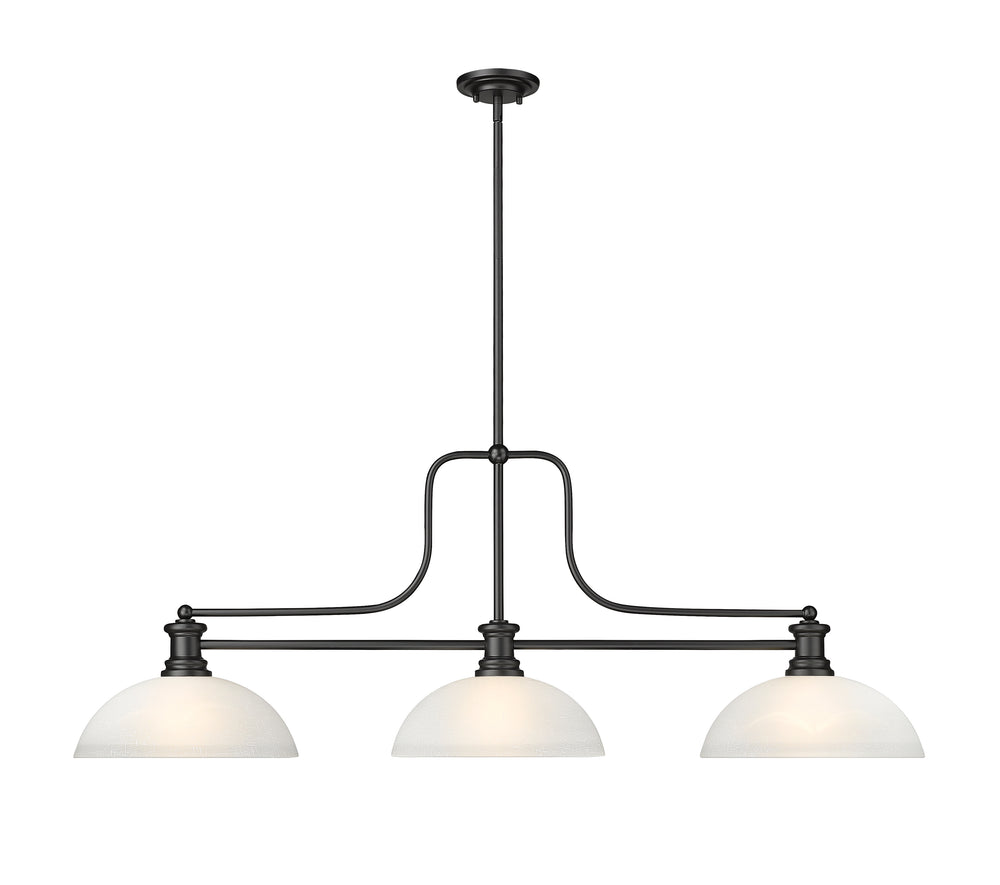 Melange - 3 Light Billiard Light (725-3MB-DWL14)