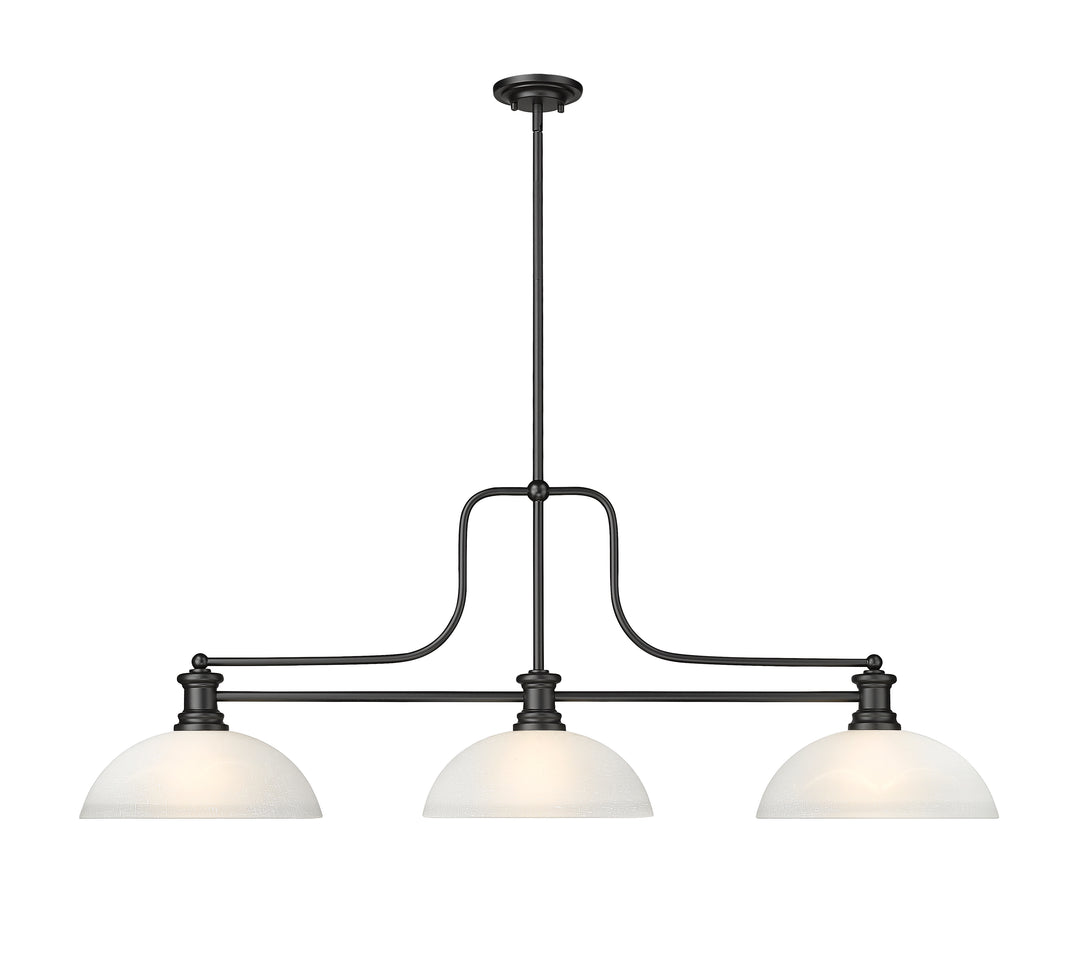 Melange - 3 Light Billiard Light (725-3MB-DWL14)