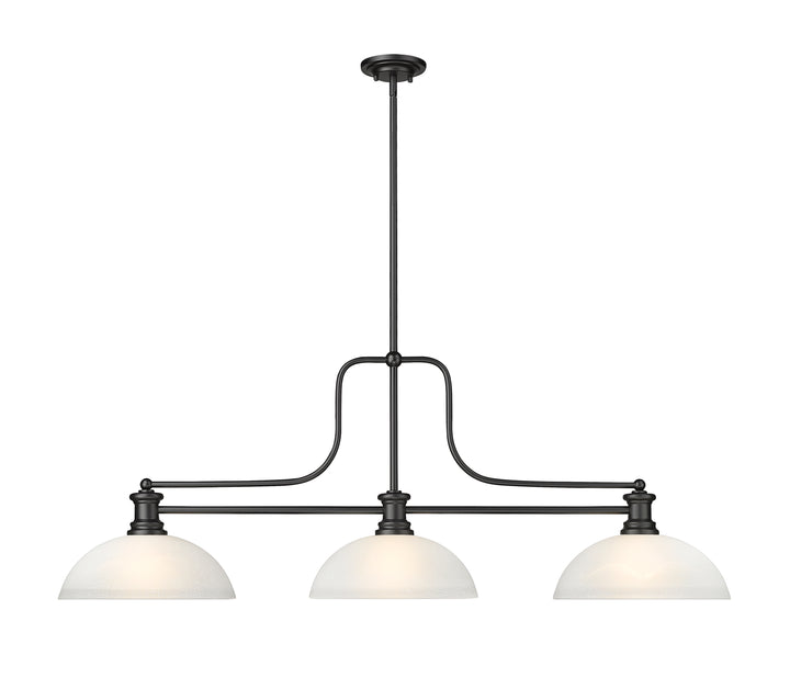 Melange - 3 Light Billiard Light (725-3MB-DWL14)