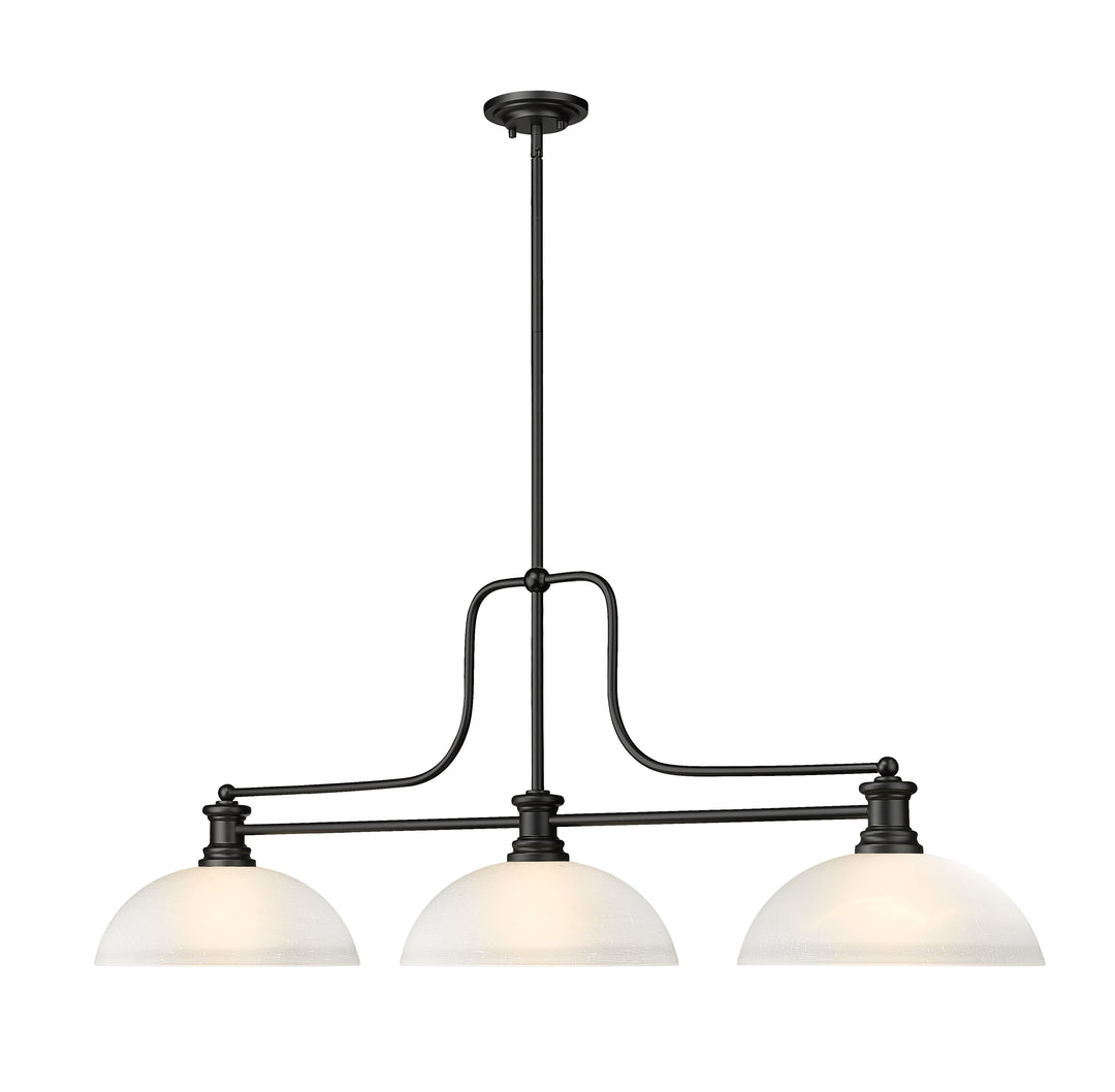 Melange - 3 Light Billiard Light (725-3MB-DWL14)