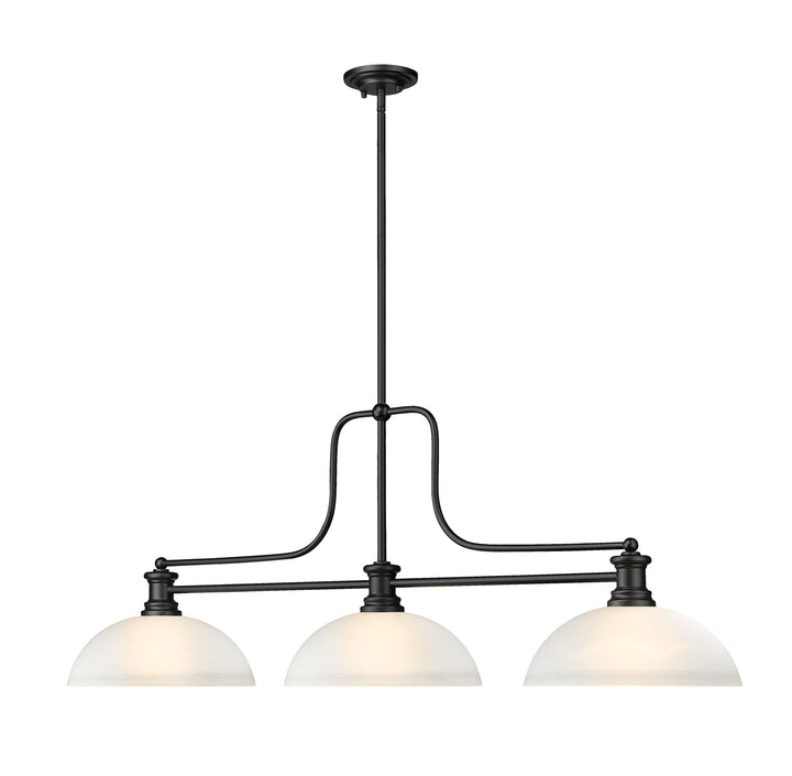 Melange - 3 Light Billiard Light (725-3MB-DWL14)