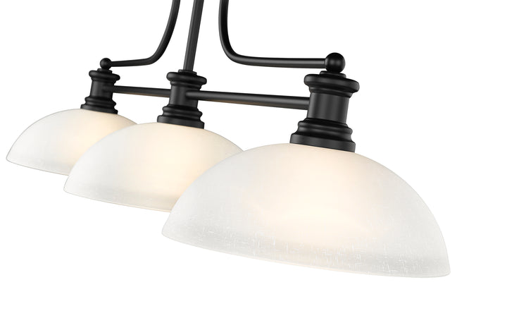 Melange - 3 Light Billiard Light (725-3MB-DWL14)