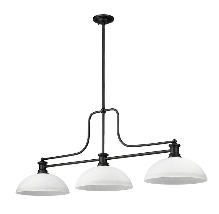 Melange - 3 Light Billiard Light (725-3MB-DWL14)