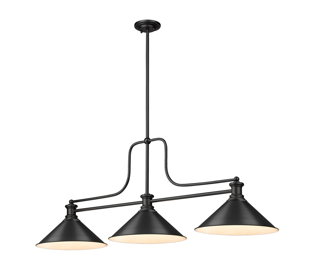 Melange - 3 Light Billiard Light (725-3MB-MB15)