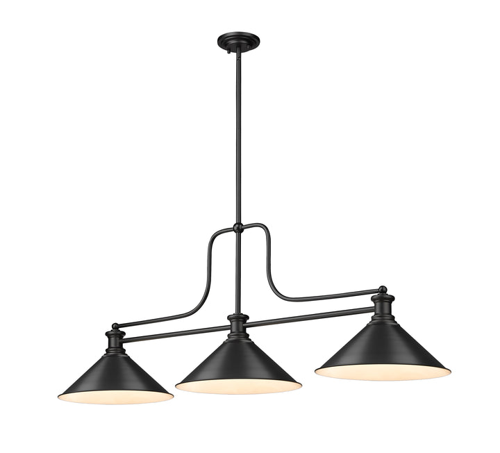 Melange - 3 Light Billiard Light (725-3MB-MB15)