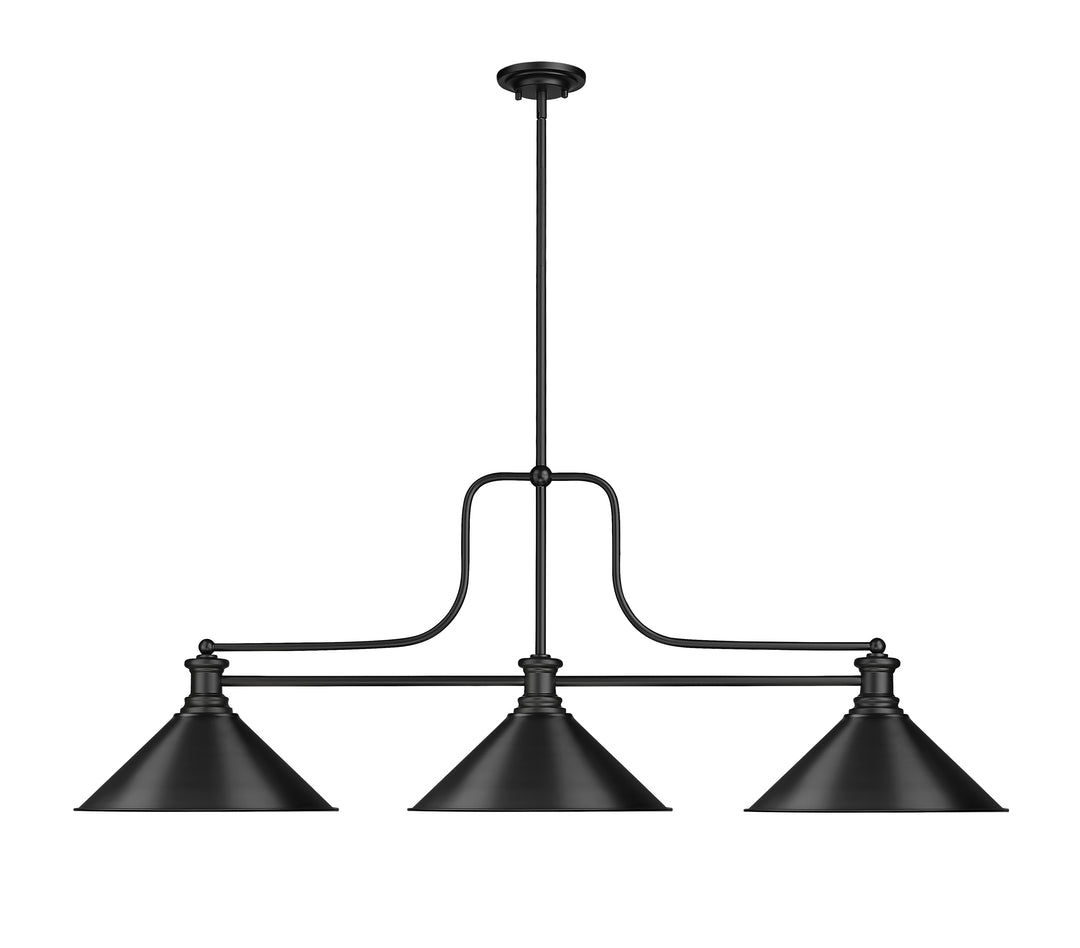 Melange - 3 Light Billiard Light (725-3MB-MB15)