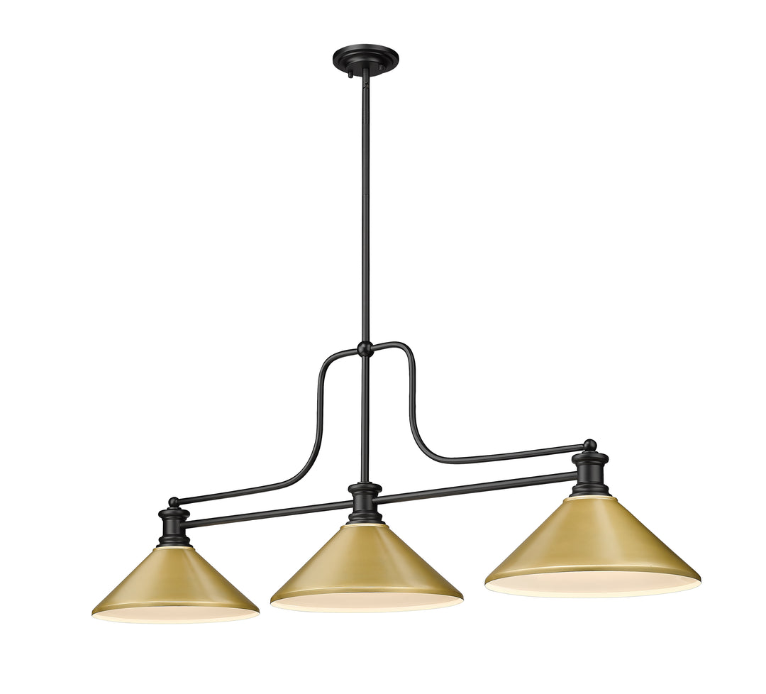 Melange - 3 Light Billiard Light (725-3MB)