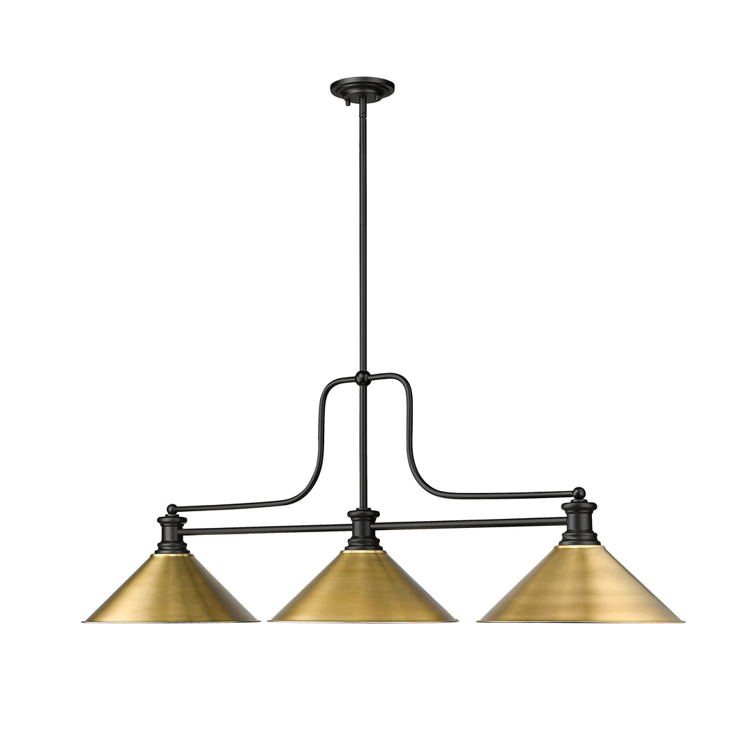 Melange - 3 Light Billiard Light (725-3MB-RB15)