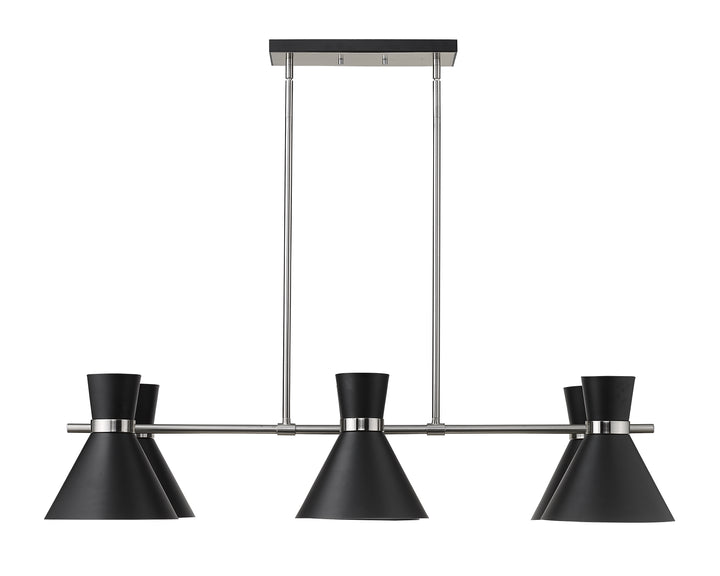 Soriano - 6 Light Linear Chandelier