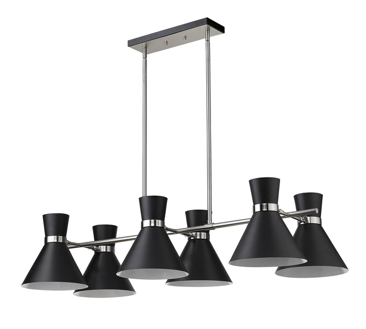 Soriano - 6 Light Linear Chandelier