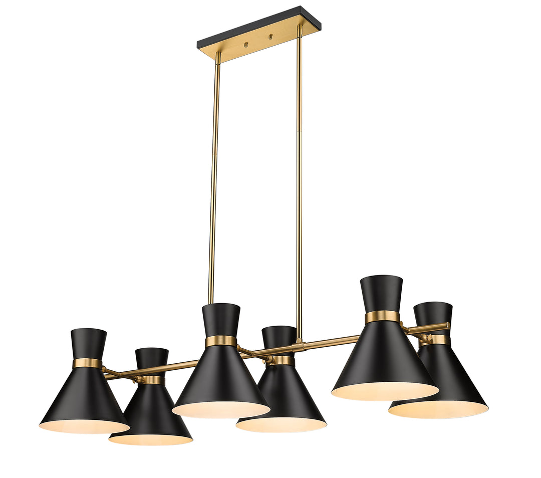 Soriano - 6 Light Linear Chandelier