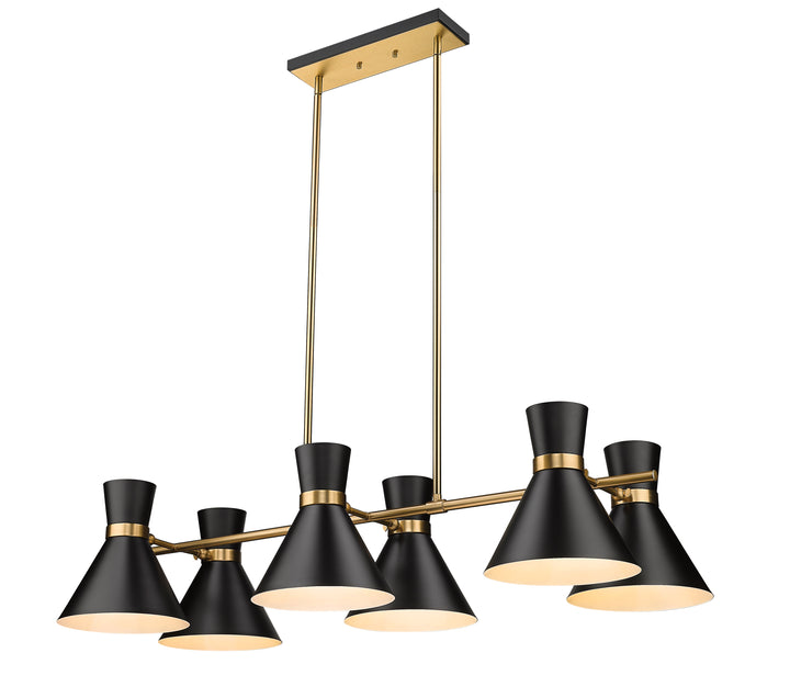 Soriano - 6 Light Linear Chandelier