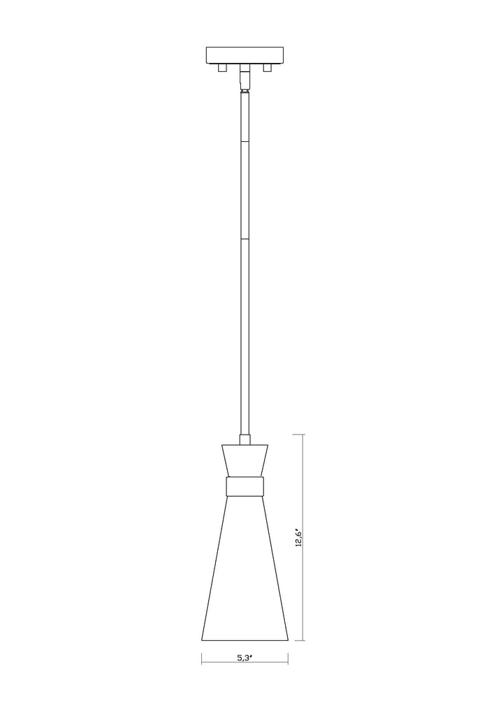 Soriano - 1 Light Pendant
