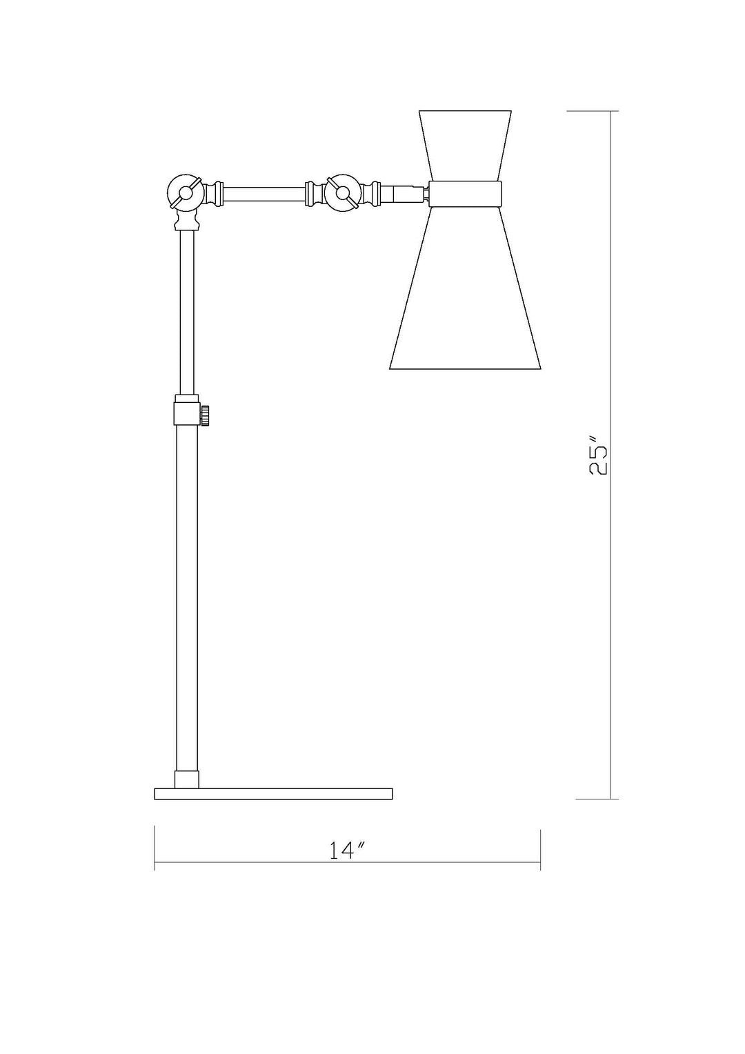 Soriano - 1 Light Table Lamp
