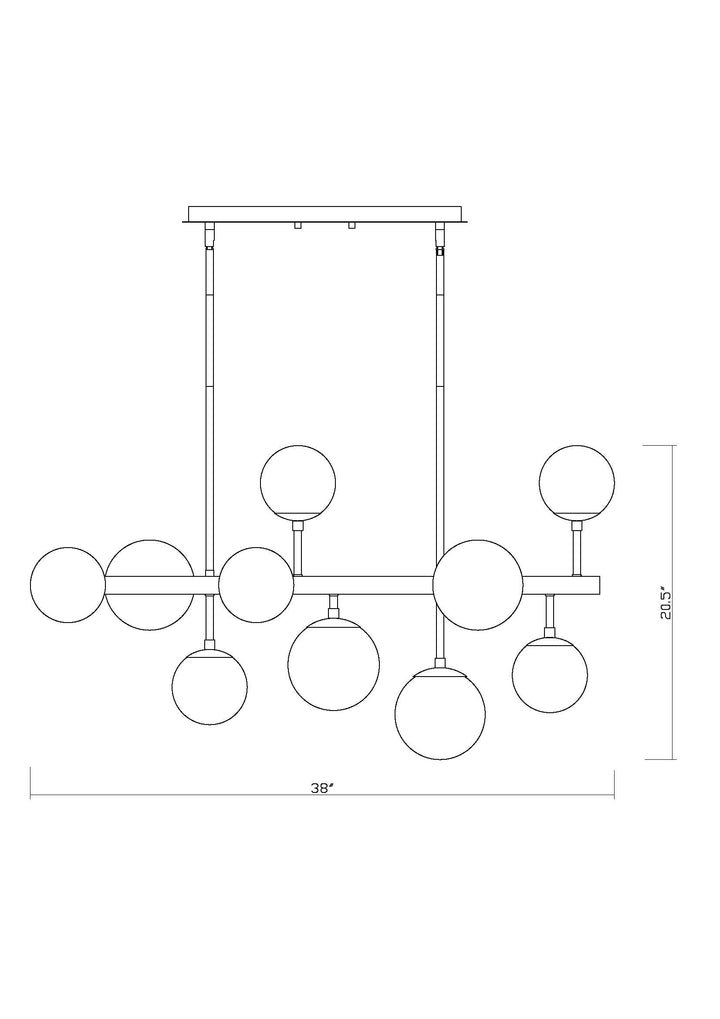 Midnetic - Linear Chandelier