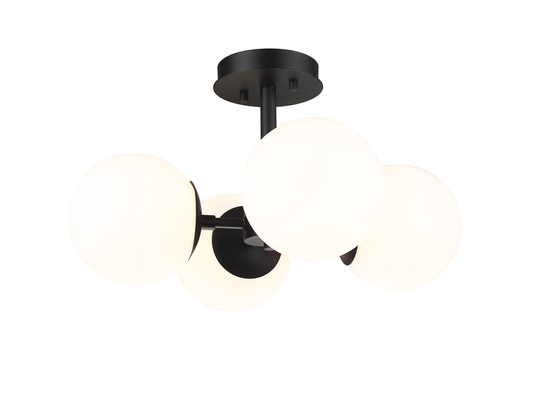 Midnetic - 4 Light Semi-Flush Mount