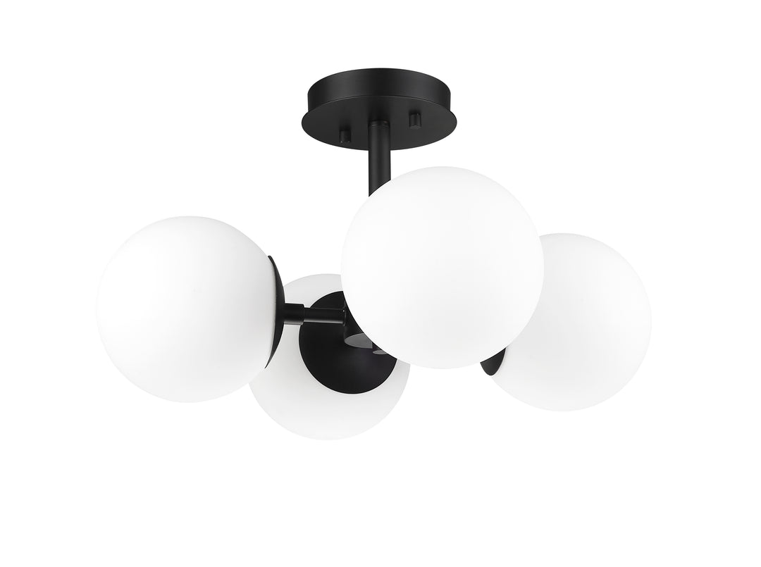 Midnetic - 4 Light Semi-Flush Mount