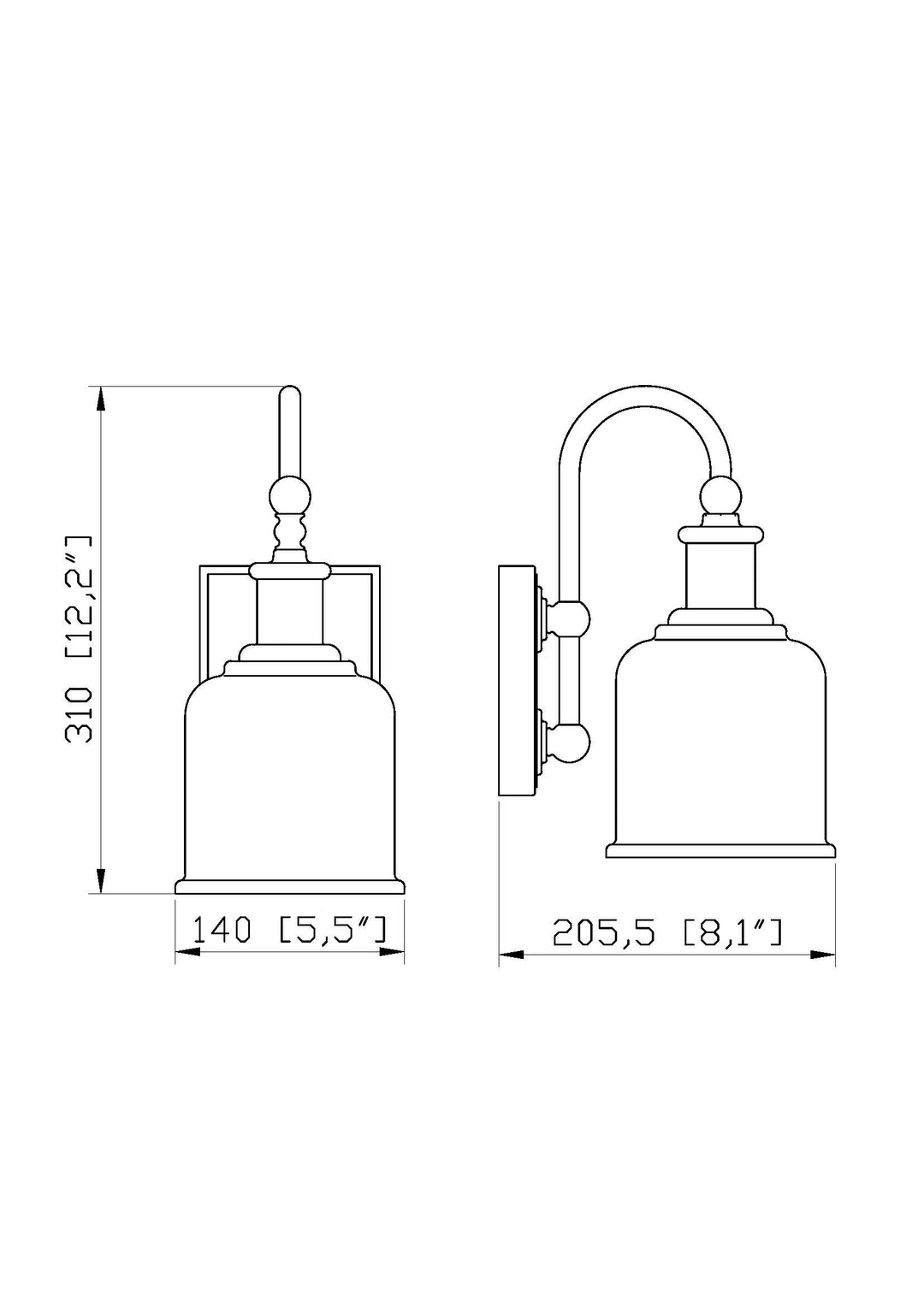 Bryant - 1 Light Wall Sconce