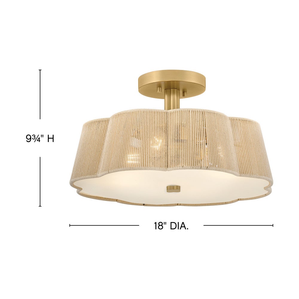 Sasha Semi-Flush Mount
