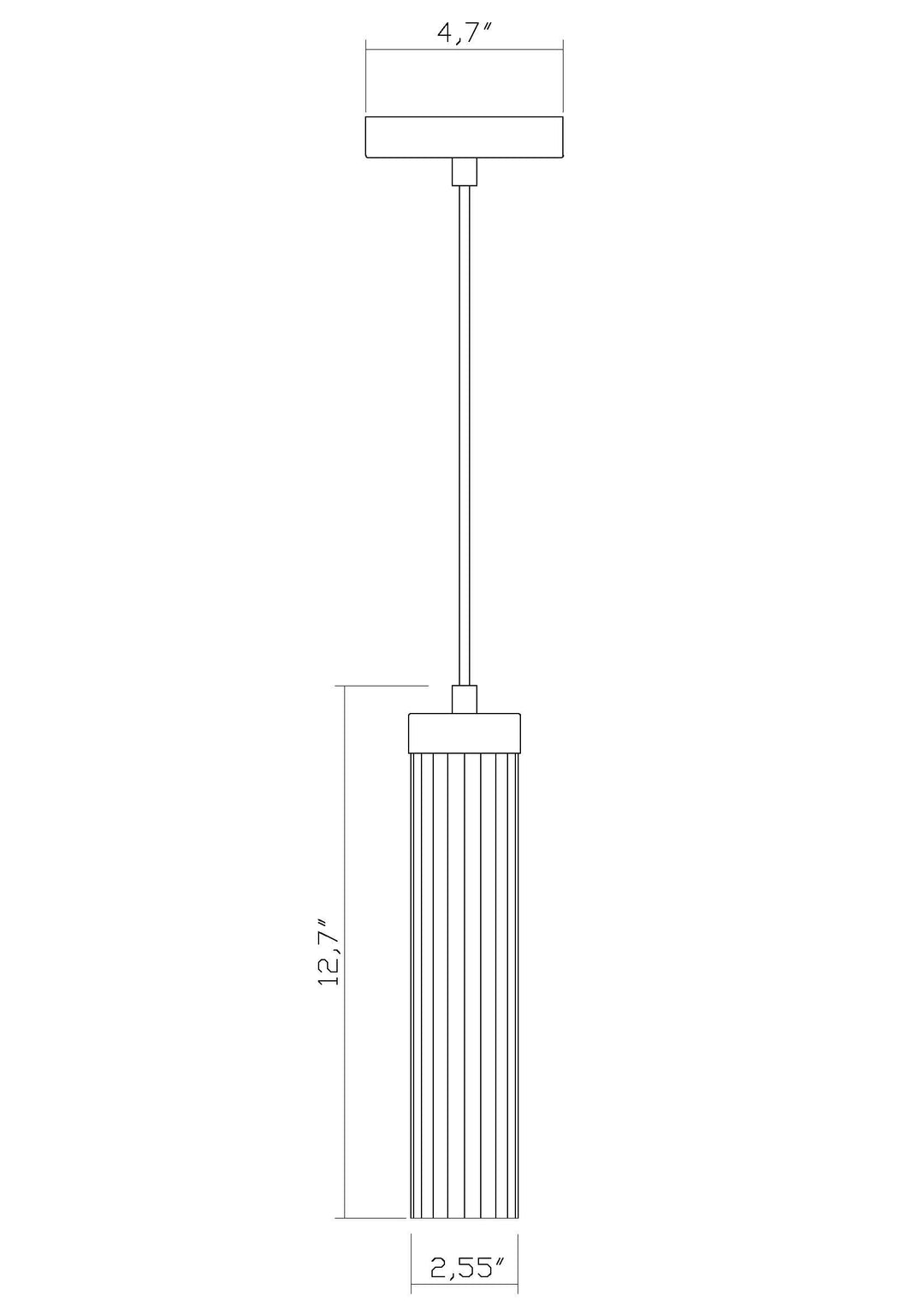 Beau - 1 Light Pendant