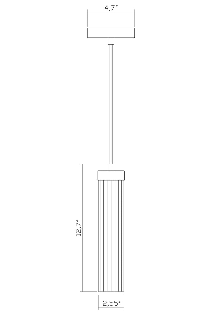 Beau - 1 Light Pendant