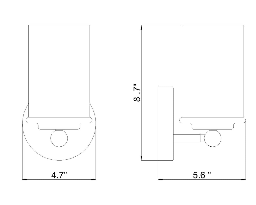 Thayer - 1 Light Wall Sconce