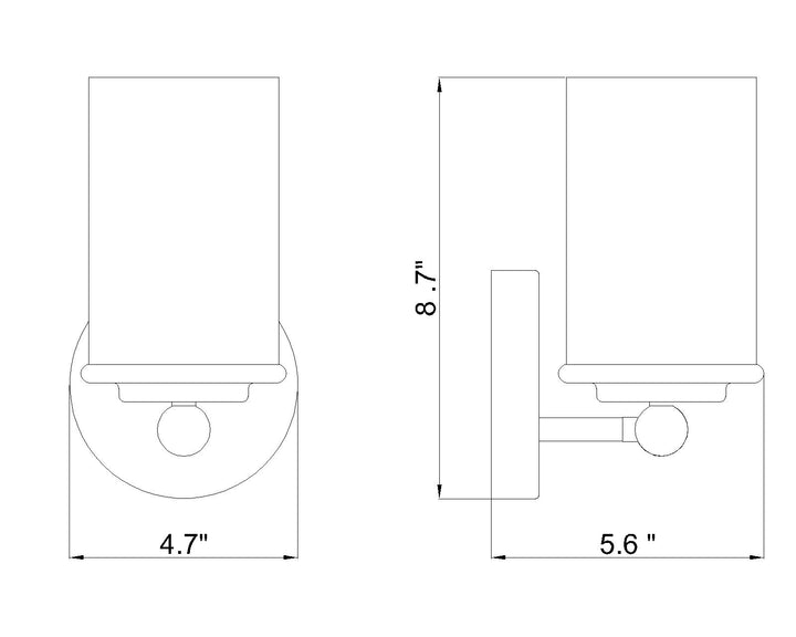 Thayer - 1 Light Wall Sconce