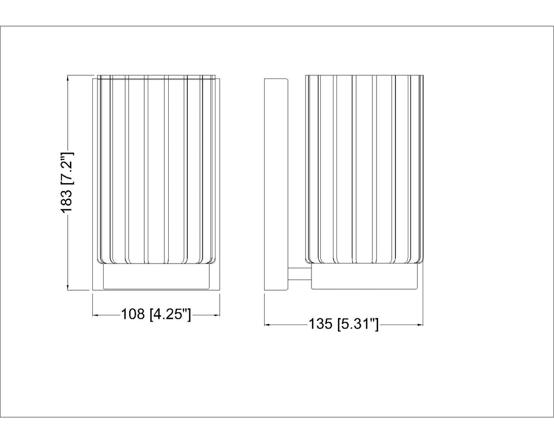Burk - 1 Light Wall Sconce