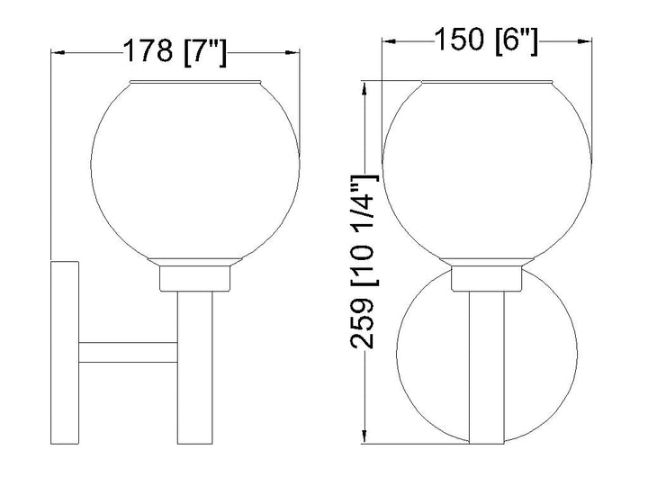 Sutton - 1 Light Wall Sconce