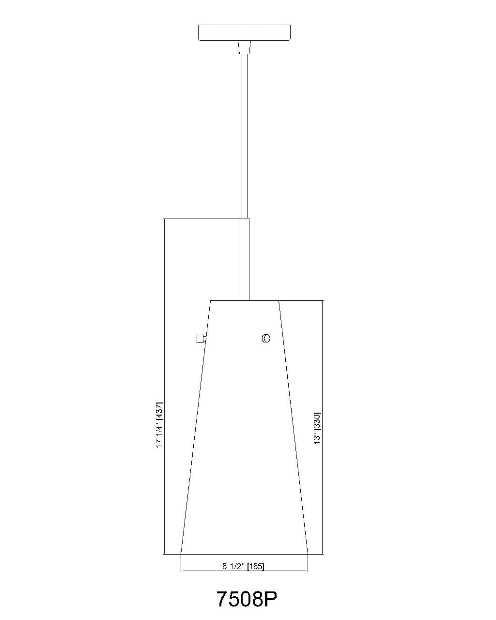Kira - 1 Light Pendant (7508P)