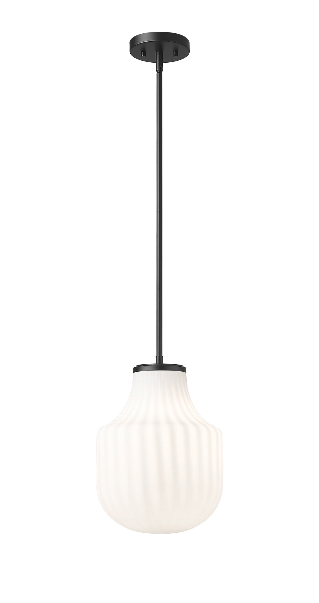 Newbury - 1 Light Pendant in Matte Black by Z-Lite