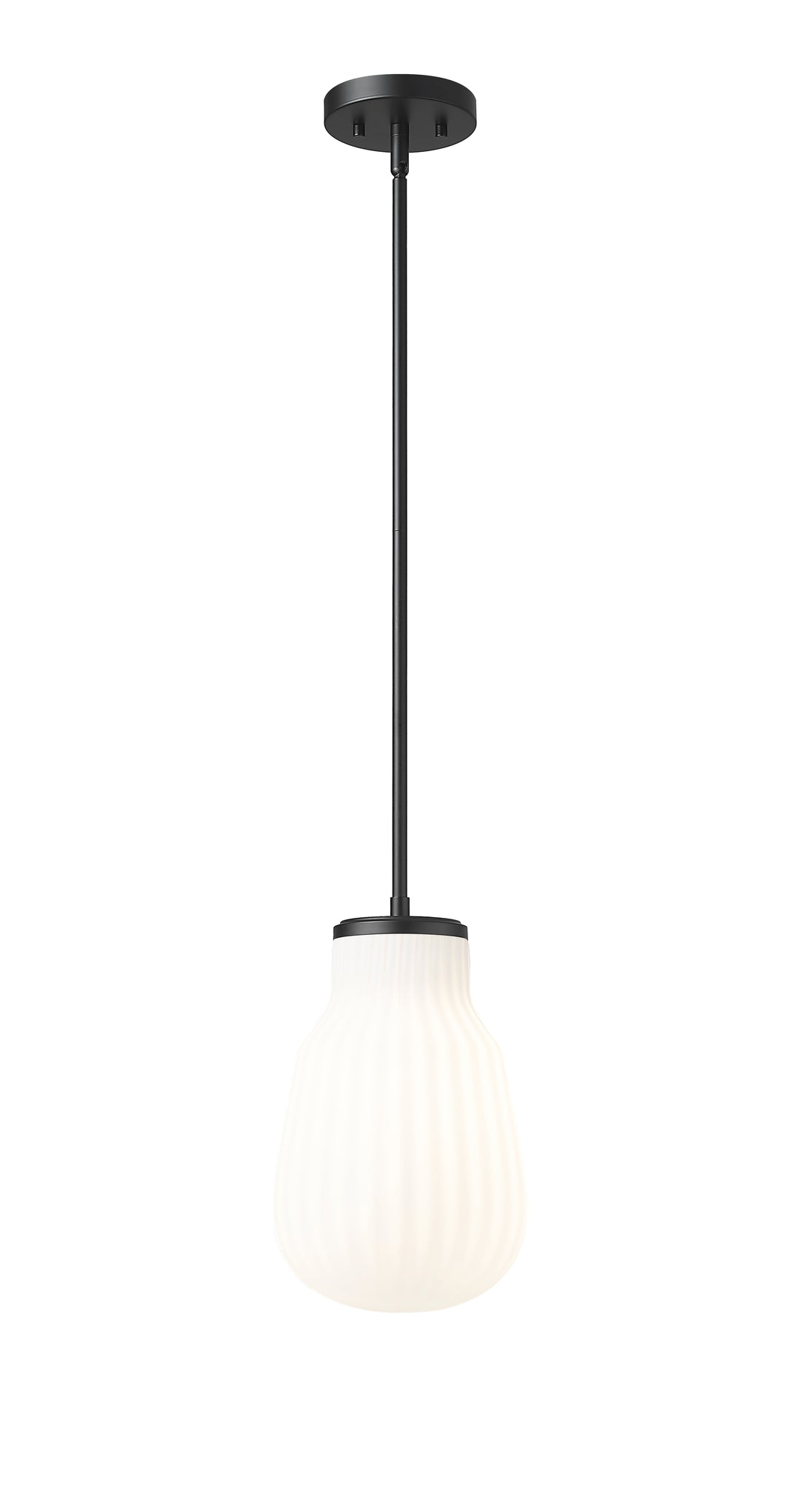 Newbury - 1 Light Pendant in Matte Black by Z-Lite