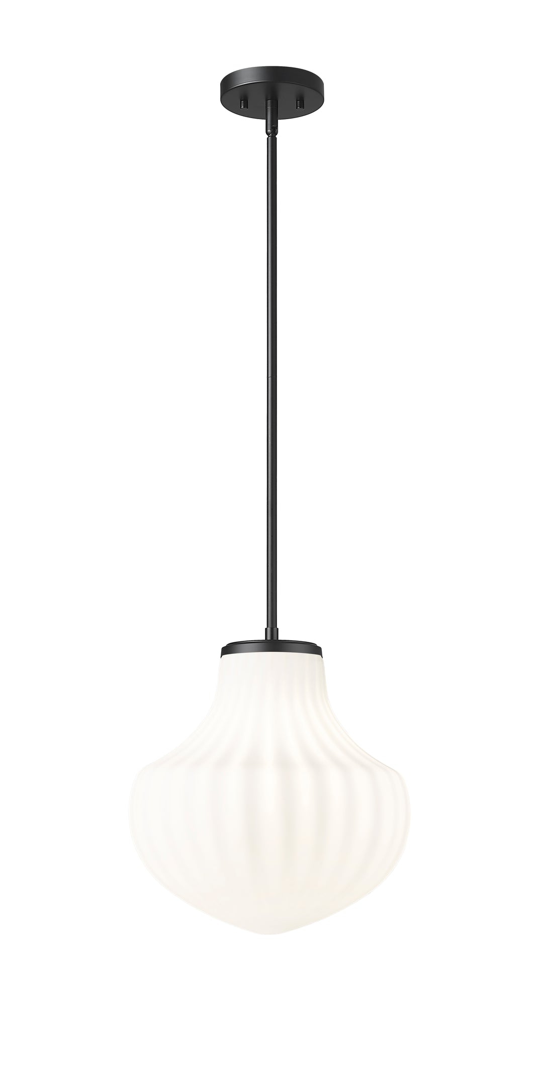 Newbury - 1 Light Pendant in Matte Black by Z-Lite