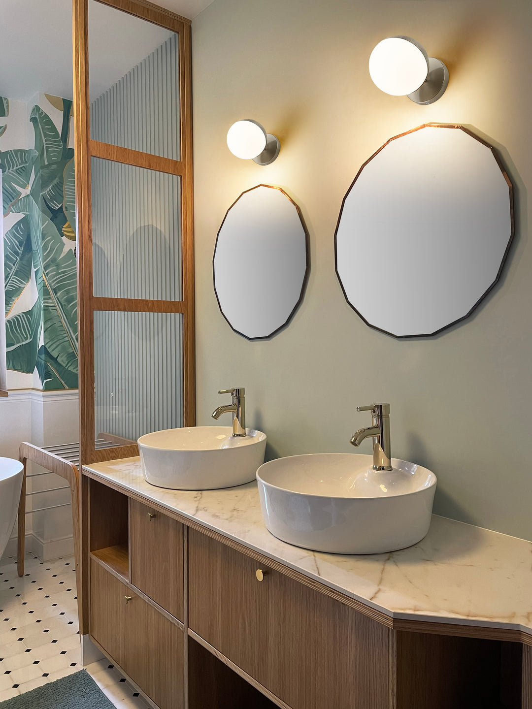 Realm Sphere - 1 Light Wall Sconce