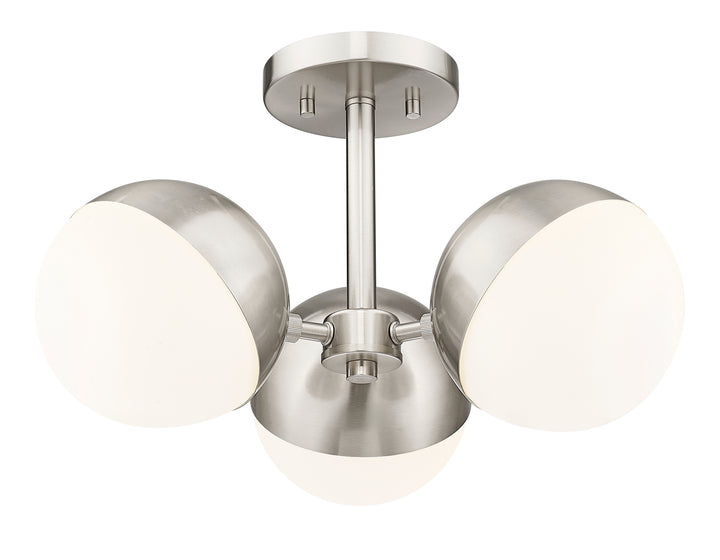Realm Sphere - 3 Light Semi-Flush Mount