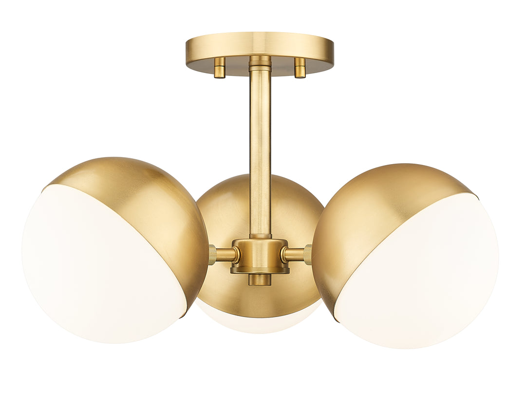 Realm Sphere - 3 Light Semi-Flush Mount