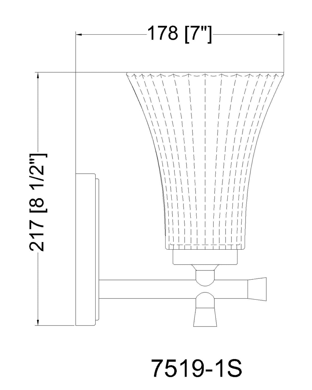 Belle - 1 Light Wall Sconce