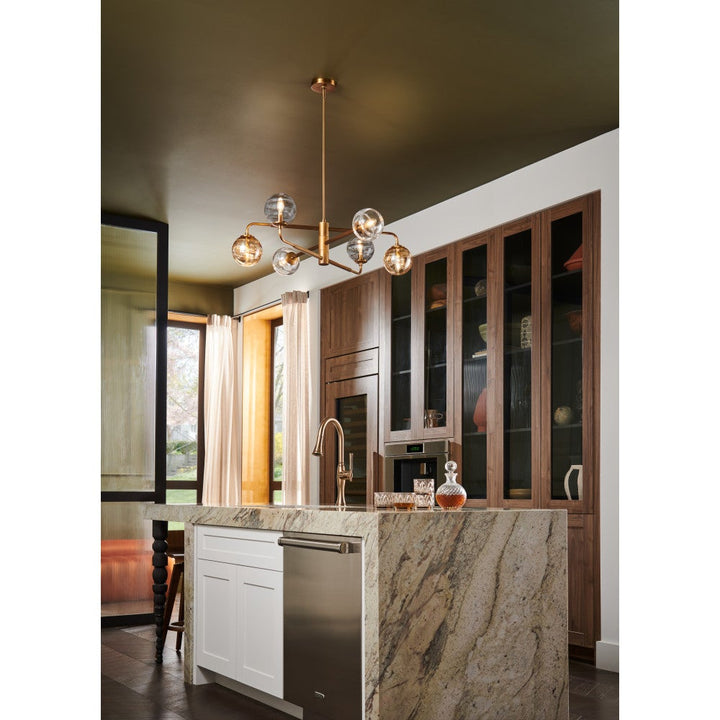 Oberon Large Adjustable Single Tier Chandelier