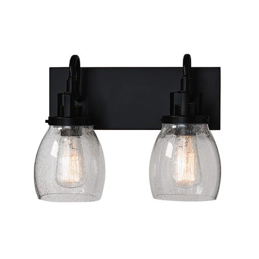 Dayton Vanity Light in Black by Russell