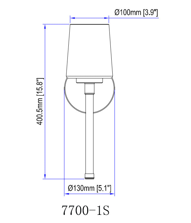 Henri - 1 Light Wall Sconce