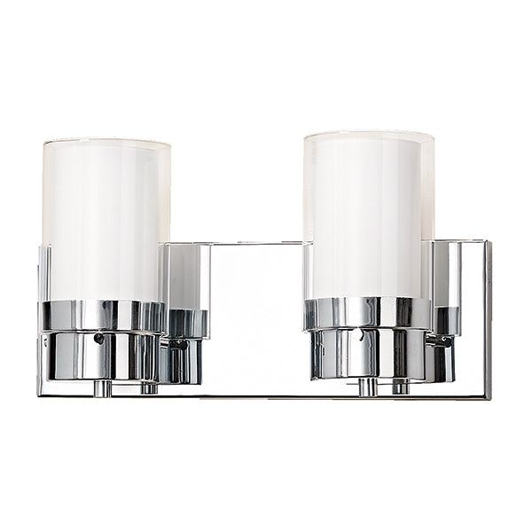Canteen Vanity Light in Polished Chrome by Russell