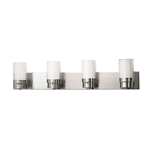 Canteen Vanity Light in Brushed Chrome by Russell