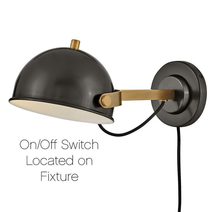 Spence Medium Adjustable Single Light Sconce