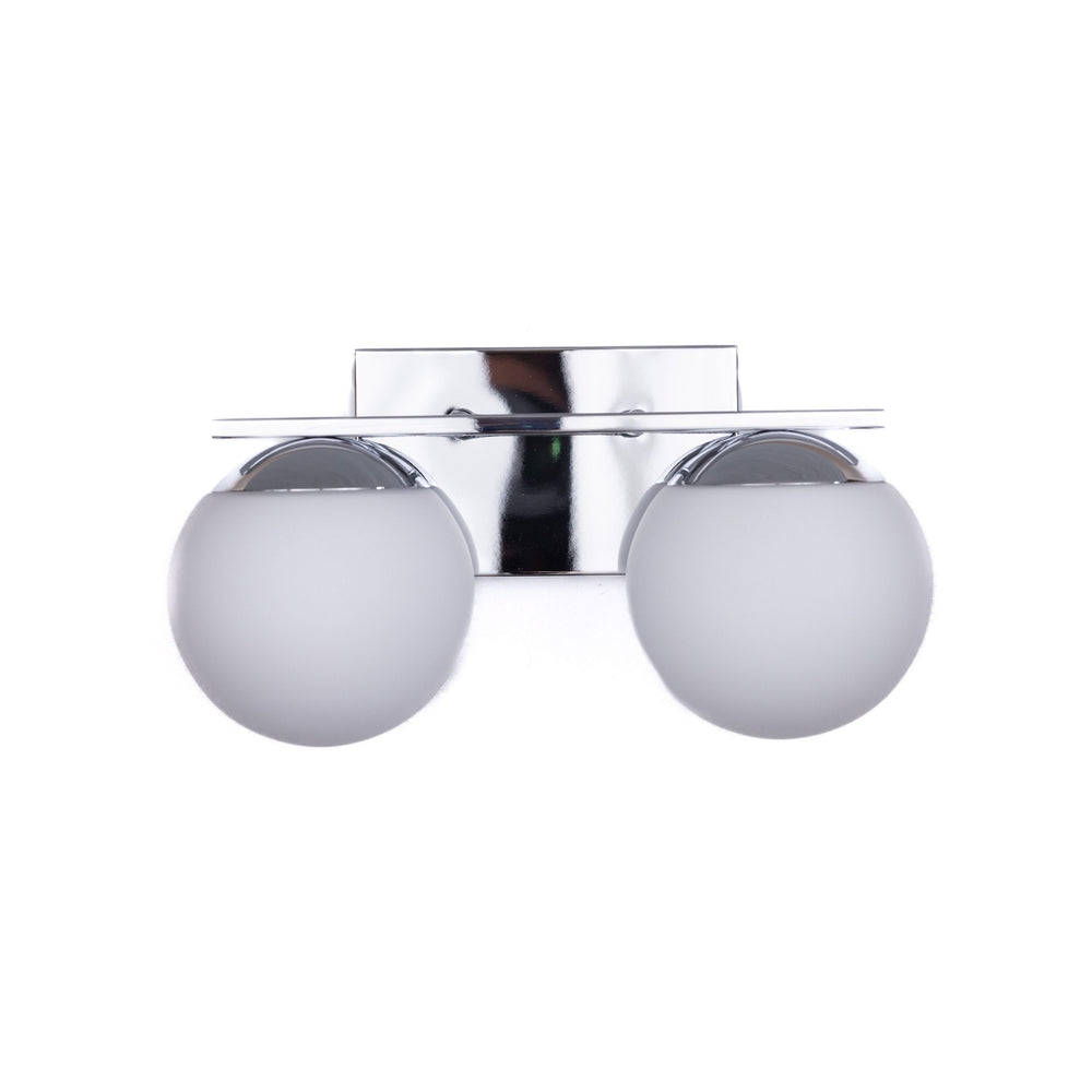 Eclipse Vanity Light in Polished Chrome by Russell