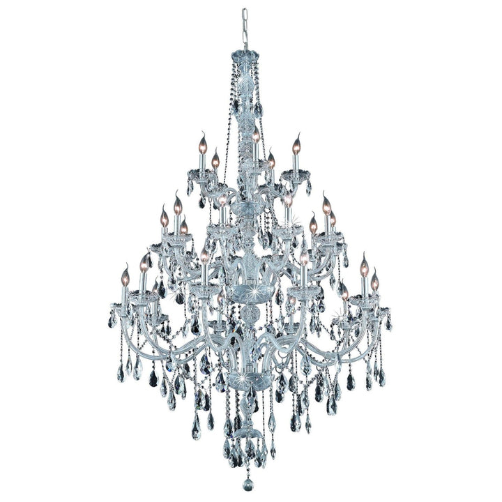 Verona Grand D Crystal Chandelier (7925) in Chrome by Elegant