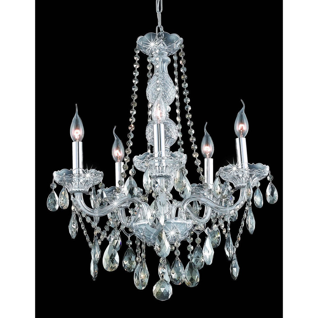 Verona Crystal Chandelier in Chrome by Elegant