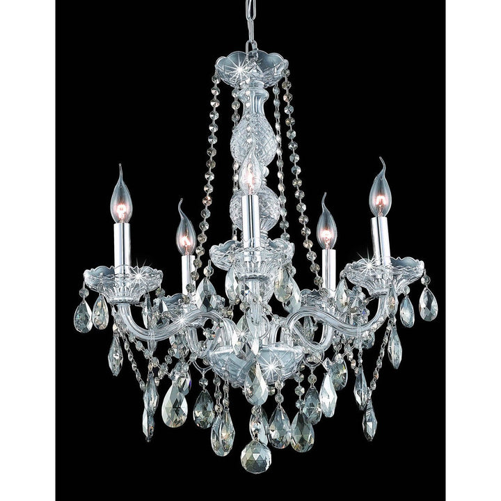 Verona Crystal Chandelier in Chrome by Elegant
