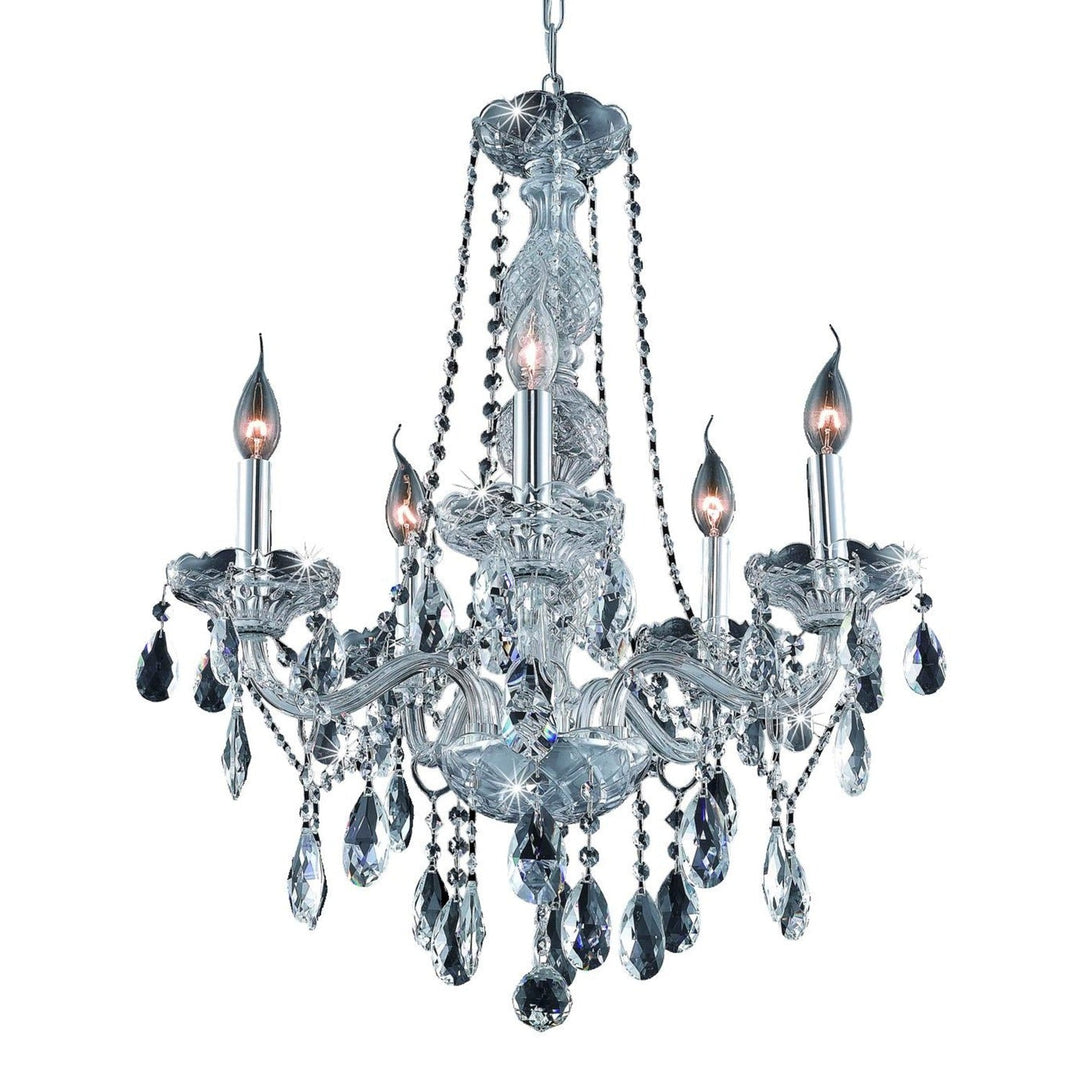 Verona Crystal Chandelier in Chrome by Elegant
