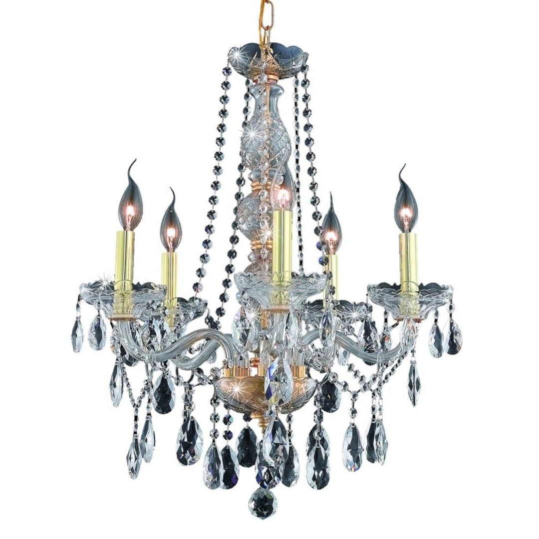 Verona Crystal Chandelier in Gold by Elegant